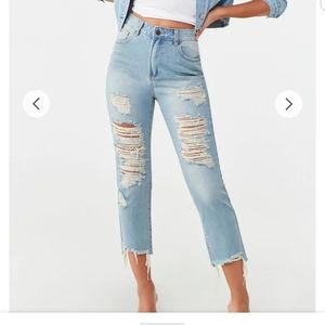 Womens distressed Jean's